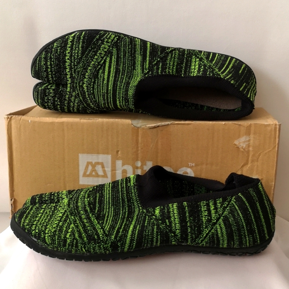 New in Box Marugo HiToe Split-toed Footwear Size 29cm Made in Japan Zebra Yellow